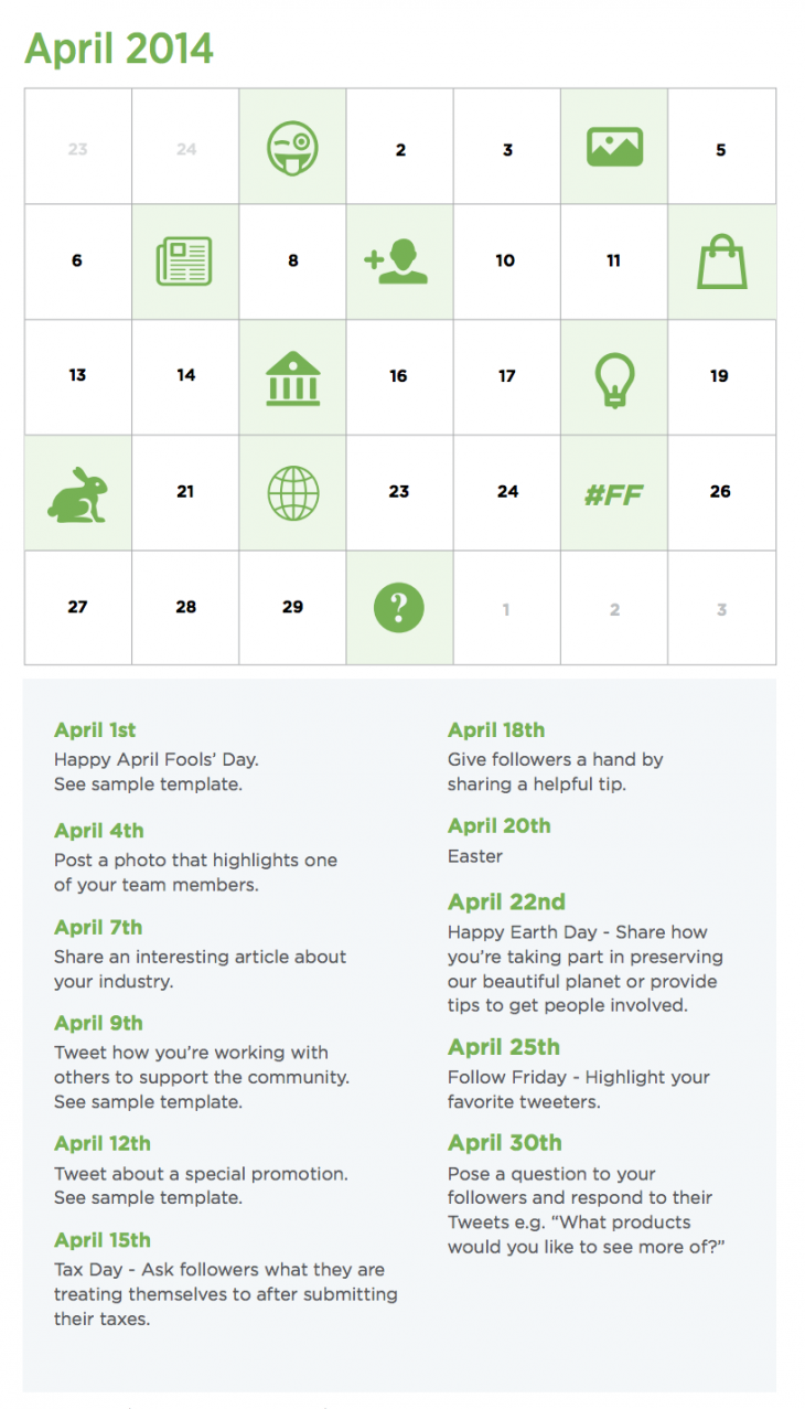 Календарь с контент-планом