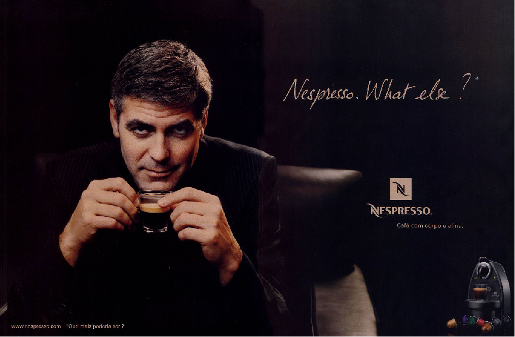 Джордж Клуни и эспрессо
