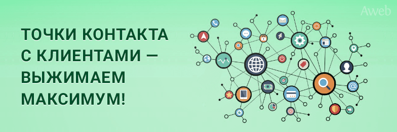Точки контакта с клиентами онлайн